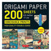 Origami Paper 200 sheets Japanese Hiroshige Prints 6.75 inch: Large Tuttle Origami Paper: High-Quality Double Sided Origami Sheets Printed with 12 Different Prints (Instructions for 6 Projects Included): Instructions for 6 Projects Included-Marston Moor