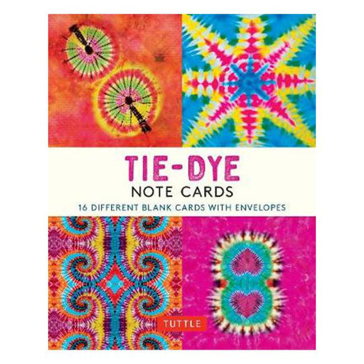 Tie-Dye Note Cards: 16 Different Blank Cards & 17 Envelopes-Marston Moor