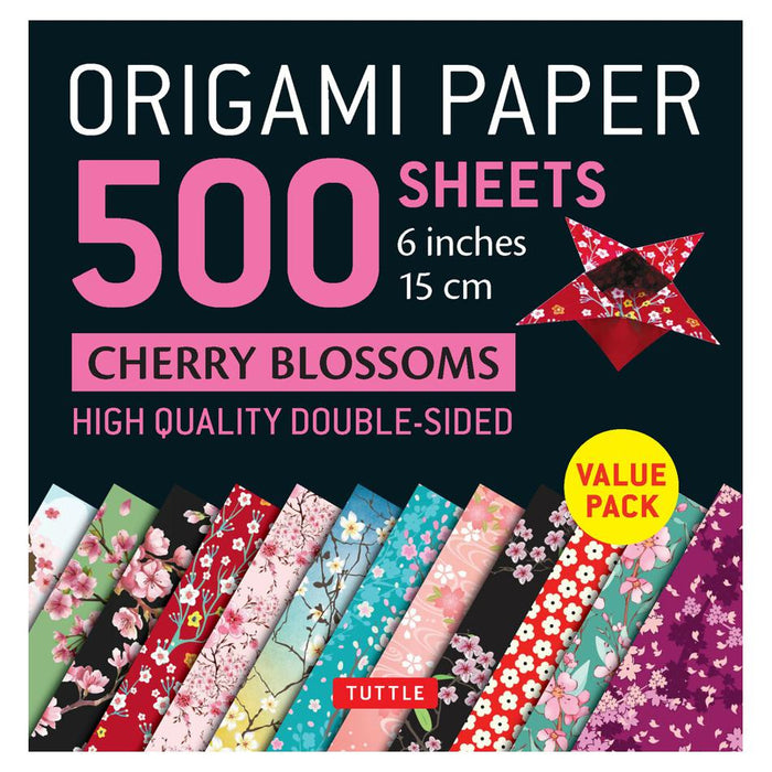 Origami Paper 500 sheets Cherry Blossoms 6 inch (15 cm)