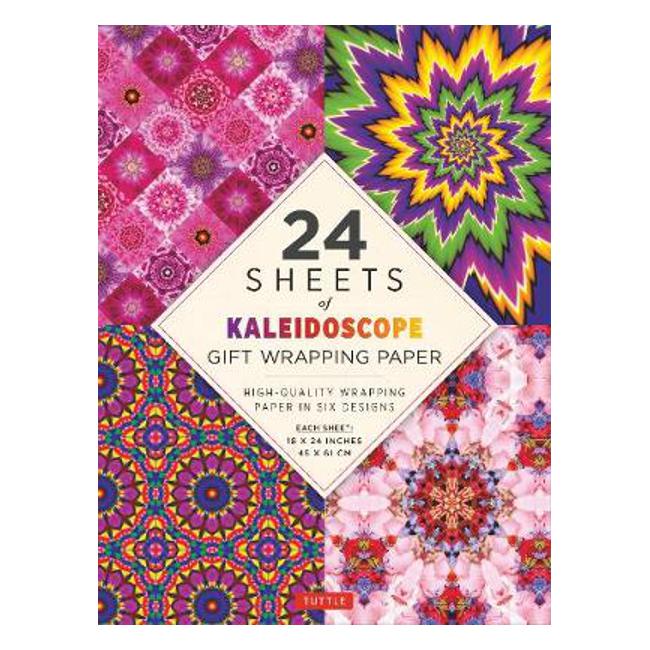 24 sheets of Kaleidoscope Gift Wrapping Paper: High-Quality 18 x 24" (45 x 61 cm) Wrapping Paper - Tuttle Publishing