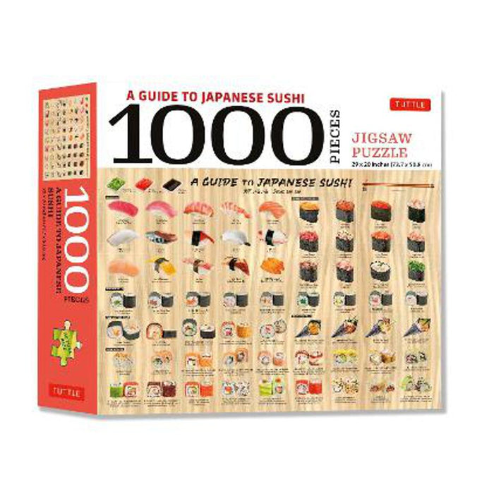 Guide to Japanese Sushi - 1000 Piece Jigsaw Puzzle