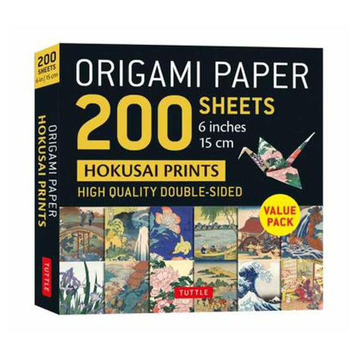 Origami Paper 200 sheets Hokusai Prints 6" (15 cm)