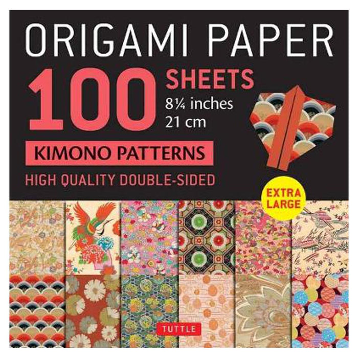 Origami Paper 100 Sheets Japanese Kimono 8 1/4 (21 CM)