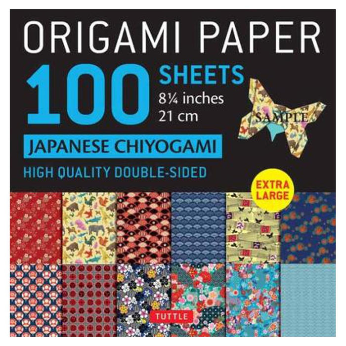 Origami Paper 100 sheets Japanese Chiyogami 8 1/4" (21 cm)