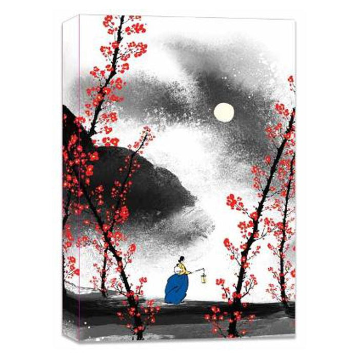 Plum Blossoms on a Moonlit Night Lined Hardcover Journal