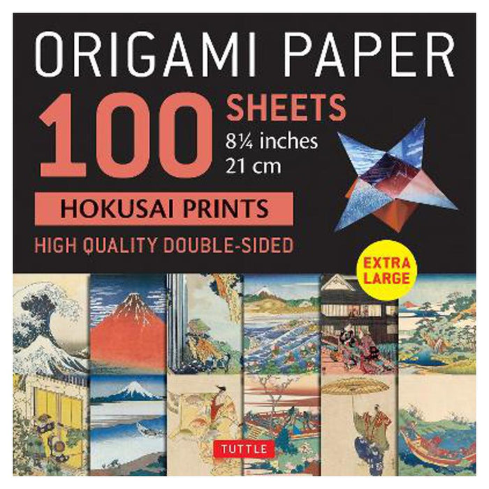 Origami Paper 100 sheets Hokusai Prints 8 1/4" (21 cm)