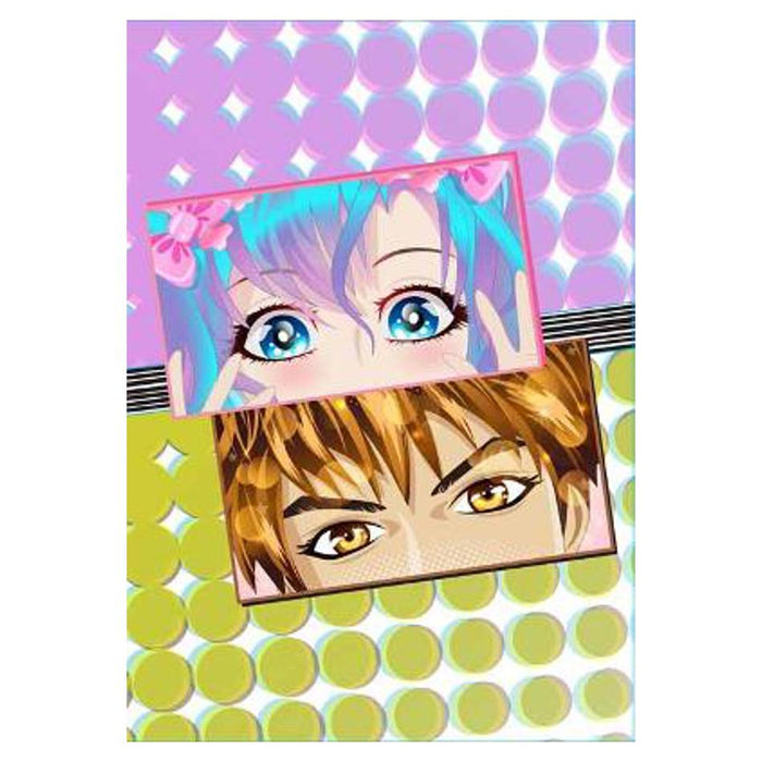 Manga Eyes Dotted Paperback Journal