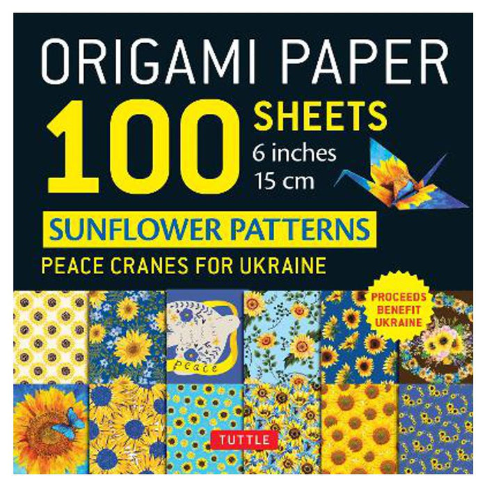 Origami Paper 100 Sheets Sunflower Patterns 6" (15 cm)