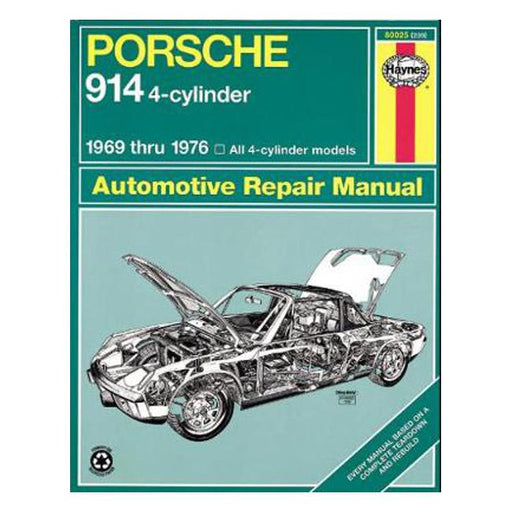 Porsche 914 4-cyl 1969-1976 Repair Manual-Marston Moor