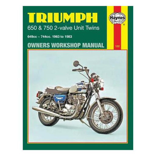 Triumph 650 and 750 2-valve Unit Twins 1963-1983 Repair Manual-Marston Moor