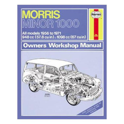 Morris Minor 1000 1956-1971 Repair Manual-Marston Moor