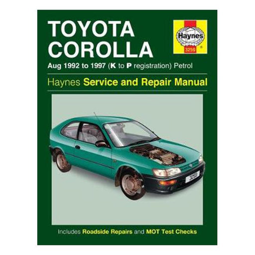 Toyota Corolla Petrol 1992-1997 Repair Manual-Marston Moor
