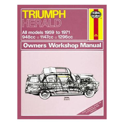 Triumph Herald 1959-1971 Repair Manual-Marston Moor