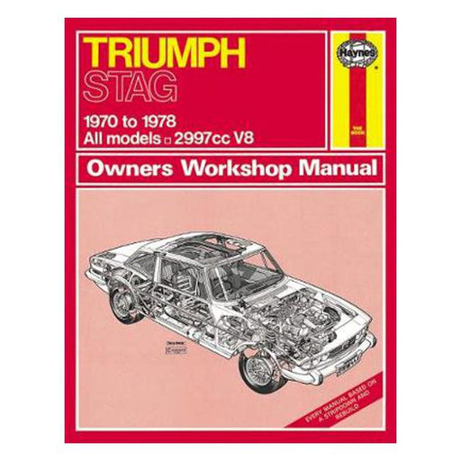 Triumph Stag 1970-1978 Repair Manual-Marston Moor