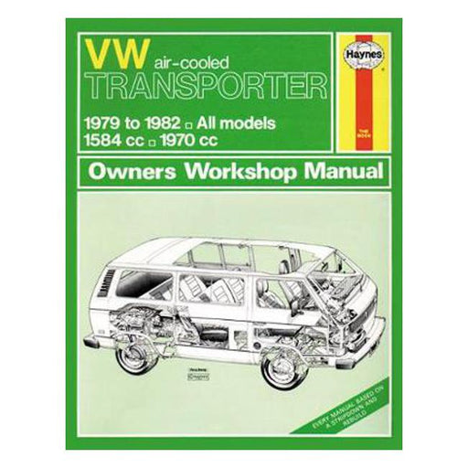 VW Transporter air-cooled Petrol 1979-1982 Repair Manual-Marston Moor