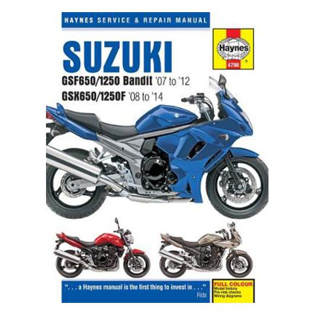 Suzuki GSF650/1250 Bandit & GSX650/1250F 2007-2014 Repair Manual-Marston Moor