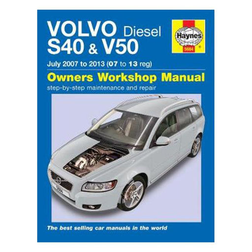 Volvo S40 & V50 Diesel 2007-2013 Repair Manual-Marston Moor