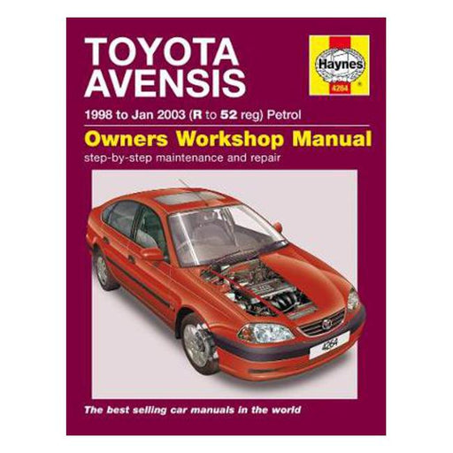 Toyota Avensis Petrol 1998-2003 Repair Manual-Marston Moor