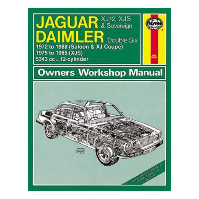 Jaguar XJ12 Series 1, 2 and 3 1972-1988 Repair Manual - Haynes Publishing