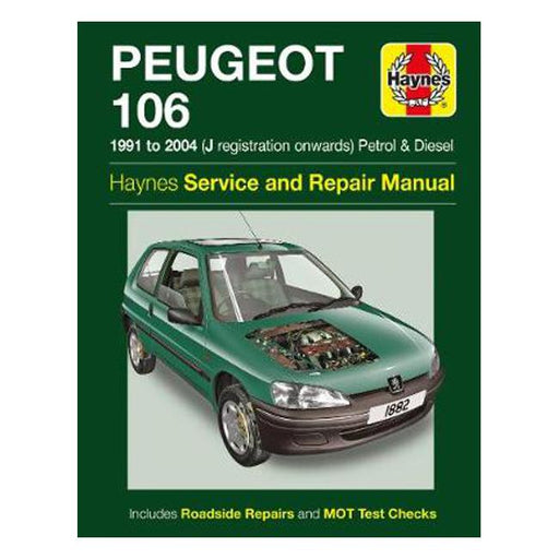Peugeot 106 1991-2004 Repair Manual-Marston Moor