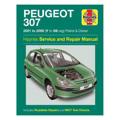 Peugeot 307 2001-2008 Repair Manual-Marston Moor