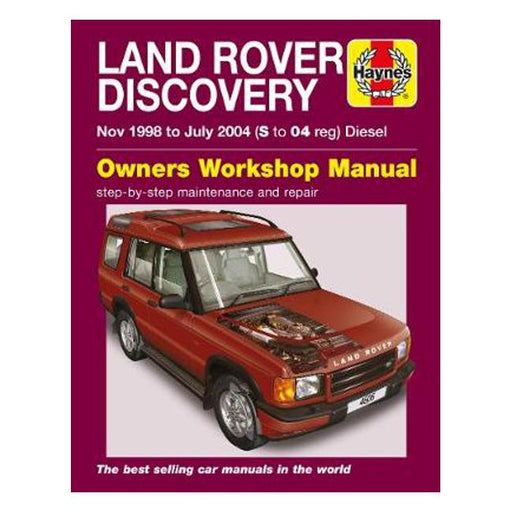Land Rover Discovery Diesel 1998-2004 Repair Manual-Marston Moor