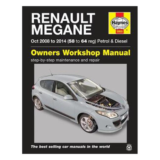 Renault Megane 2008-2014 Repair Manual-Marston Moor