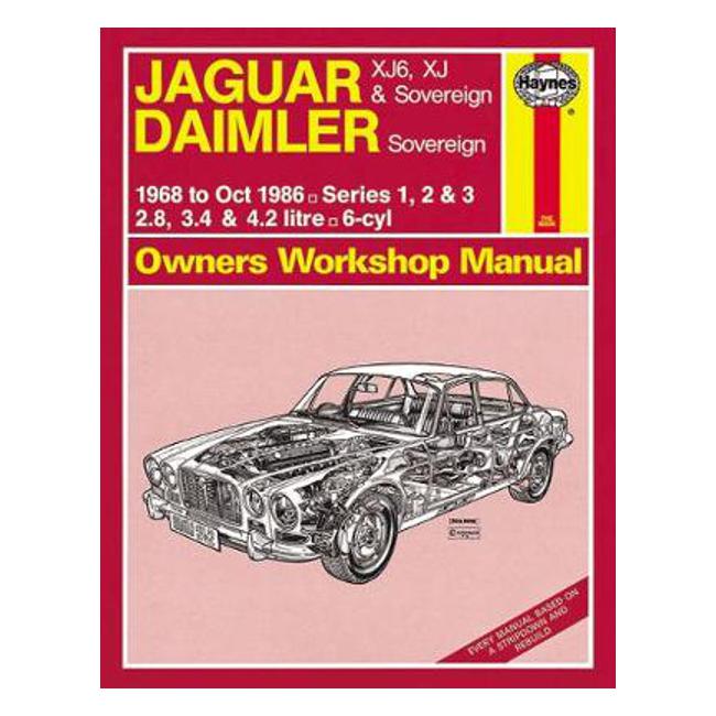Jaguar XJ6 Series 1, 2 & 3 1968-1986 Repair Manual - Haynes Publishing