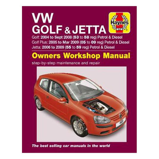 VW Golf 2004-2008, Golf Plus 2005-2009, Jetta 2006-2009 Repair Manual-Marston Moor