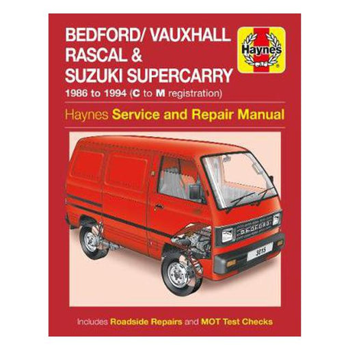 Vauxhall Rascal, Suzuki Supercarry SK410 1986-1994 Repair Manual-Marston Moor