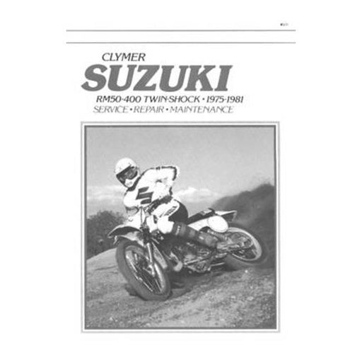 Suzuki RM50-400 Twin Shock 1975-1981 Repair Manual-Marston Moor