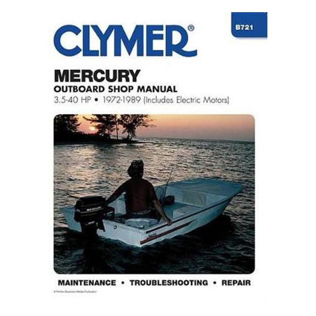 Mercury 3.5-40 HP Outboard incl electric motors 1972-1989 Repair Manual-Marston Moor