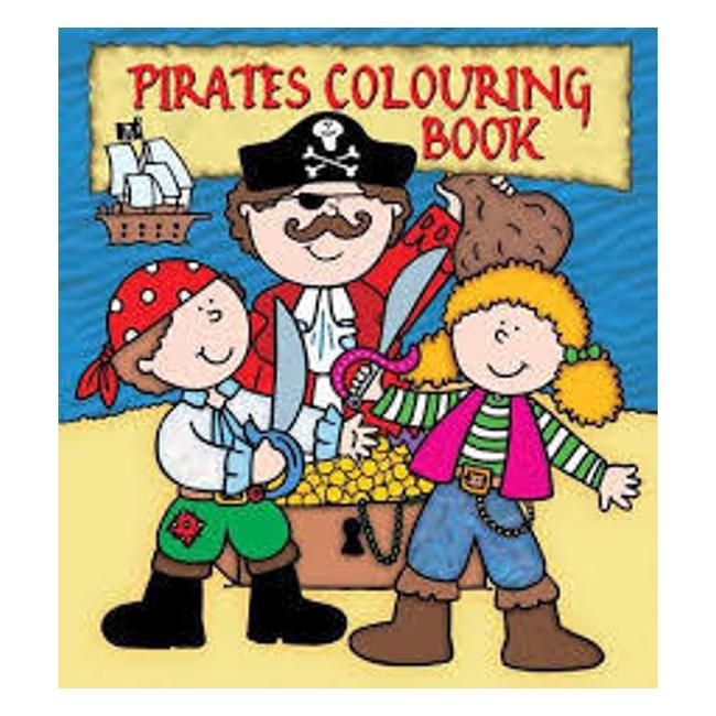 Party Bag Books: 4 X Pirates Colouring Book-Marston Moor