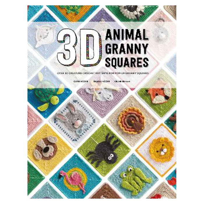 3D Animal Granny Squares | Celine Semaan