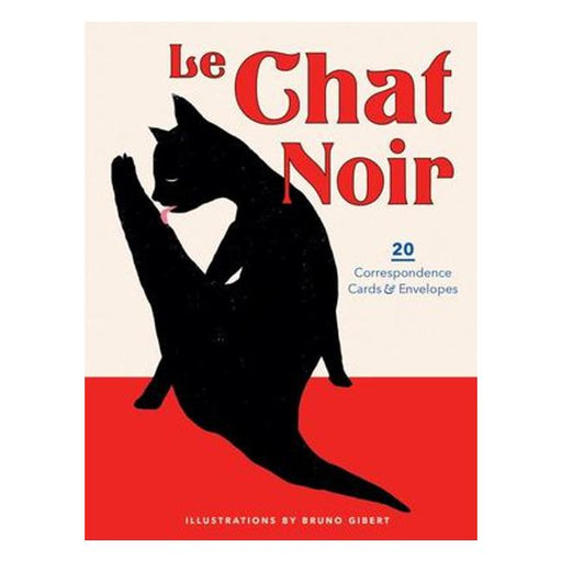 Le Chat Noir - 20 Correspondence Cards & Envelopes-Marston Moor