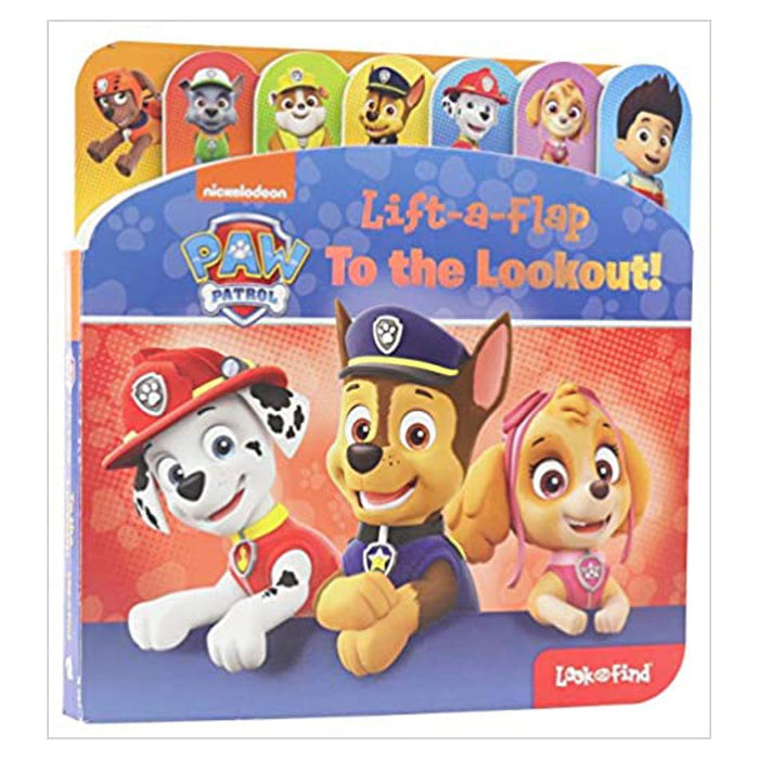 Paw Patrol  To The Lookout Lift A Flap Look And Find Board