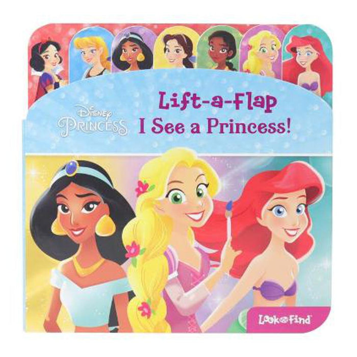 Disney Princess i See A Princess Lift A Flap Look And Find Board