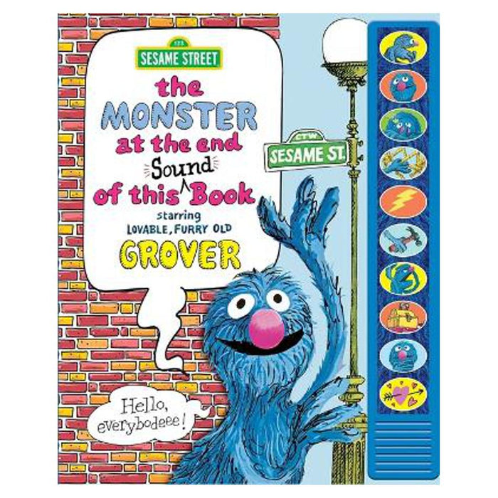 Seasme Street Monster At The End Of This 10 Button Sound Book
