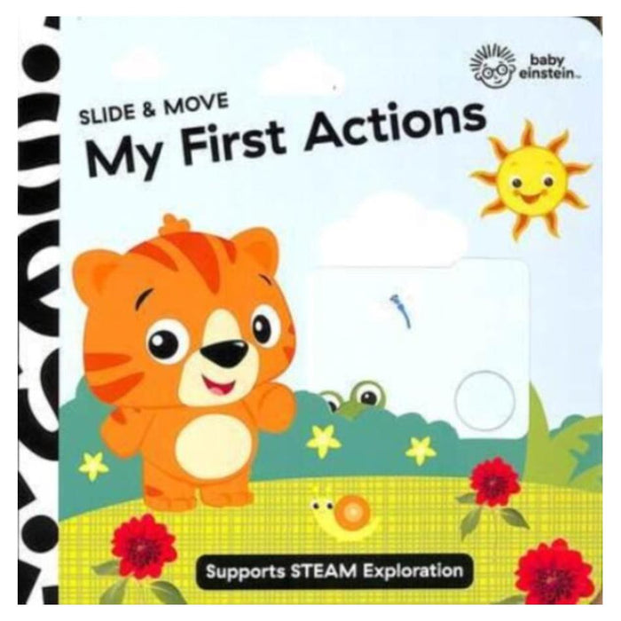 Baby Einstein Slide & Move My First Actions Novelty Board Book