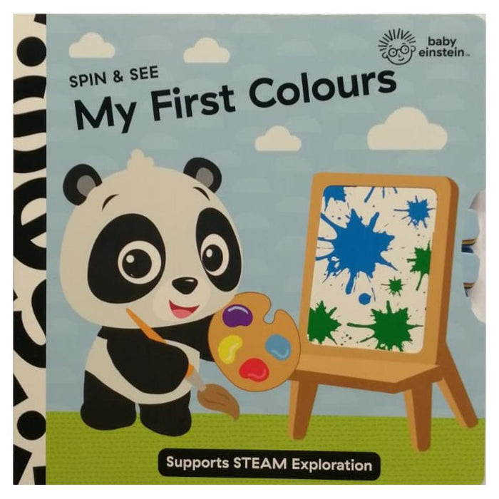 Baby Einstein Spin & See My First Colours Novelty Board Book