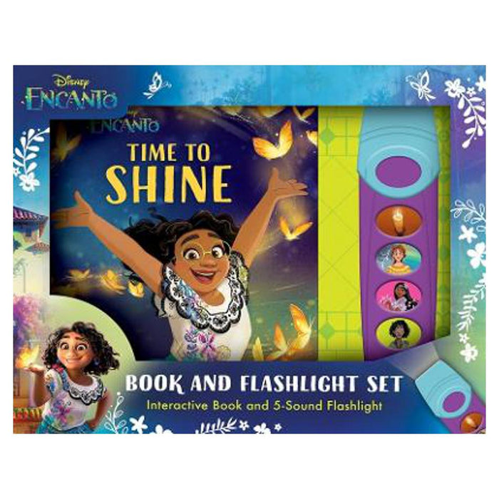 Disney Encanto: Time to Shine Book and 5-Sound Flashlight Set