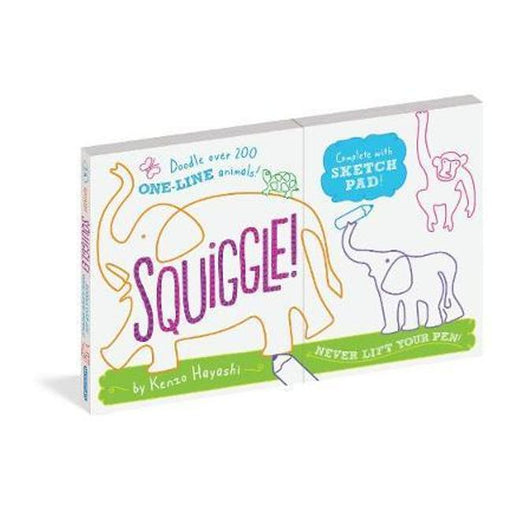 Squiggle!: Doodle Over 200 One-Line Animals!-Marston Moor