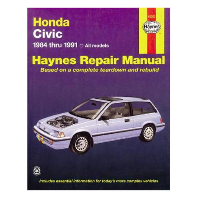 Honda Civic, Civic Si, & Civic Wagon 1984-1991 Repair Manual - Mike Stubblefield