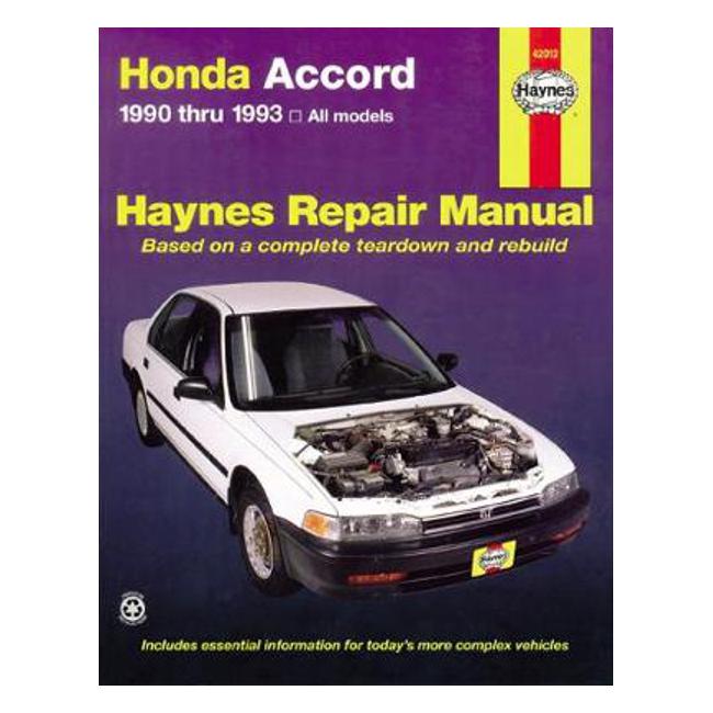 Honda Accord 1990-1993 Repair Manual - Mike Stubblefield