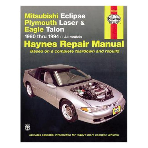 Mitsubishi Eclipse, Plymouth Laser, Eagle Talon HG, HH 1990-1994 Repair Manual-Marston Moor