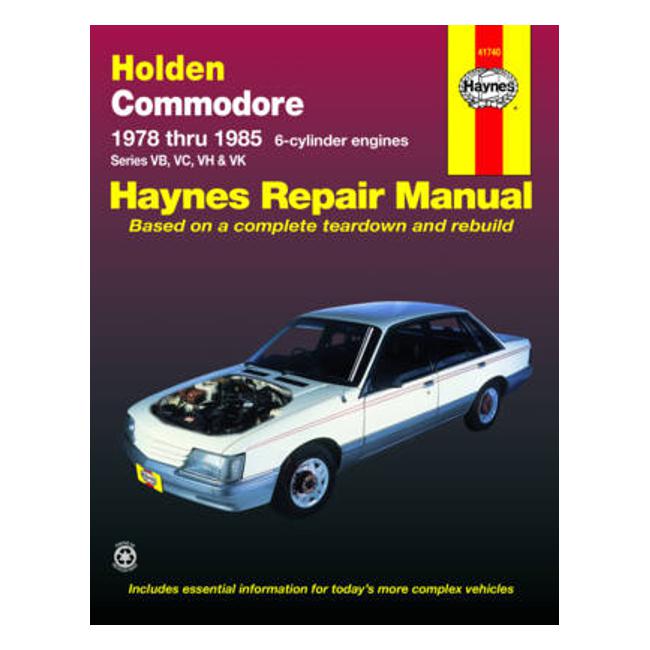 Holden Commodore VB, VC, VH, VK 1978-1985 Repair Manual - Tim Imhoff