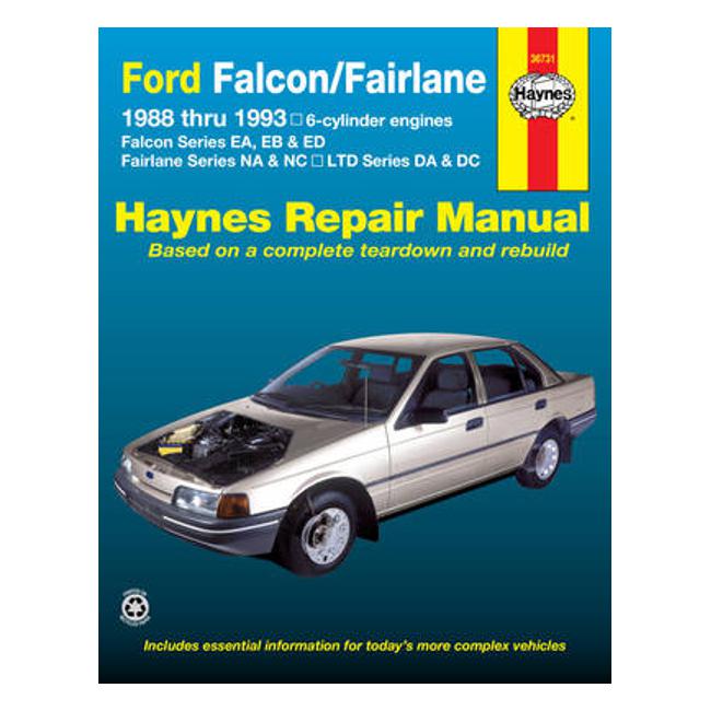 Ford Falcon/Fairlane Australian Automotive Repair Manual: 1988 to 1993 - Jeff Killingsworth