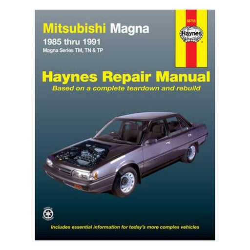 Mitsubishi Magna TM, TN, TP 1985-1991 Repair Manual-Marston Moor