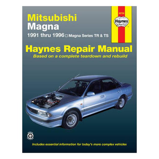 Mitsubishi Magna TR, TS 1991-1996 Repair Manual-Marston Moor