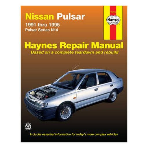 Nissan Pulsar N14 1991-1995 Repair Manual-Marston Moor